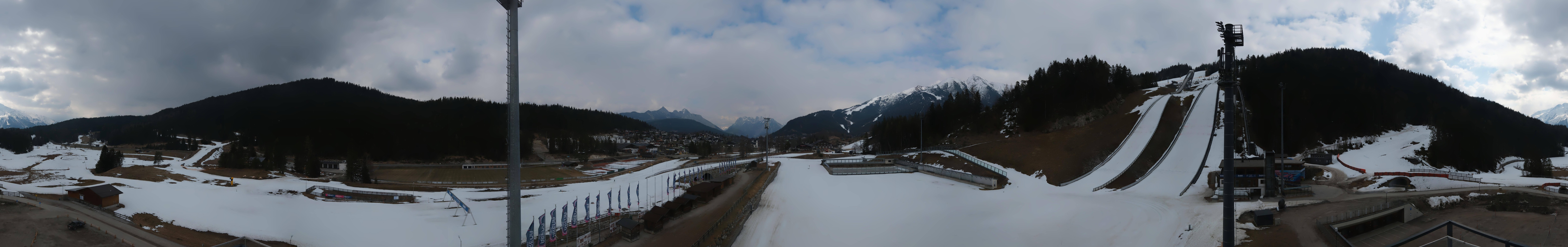 Archiv Foto Webcam Seefeld: Rundblick Casino Arena