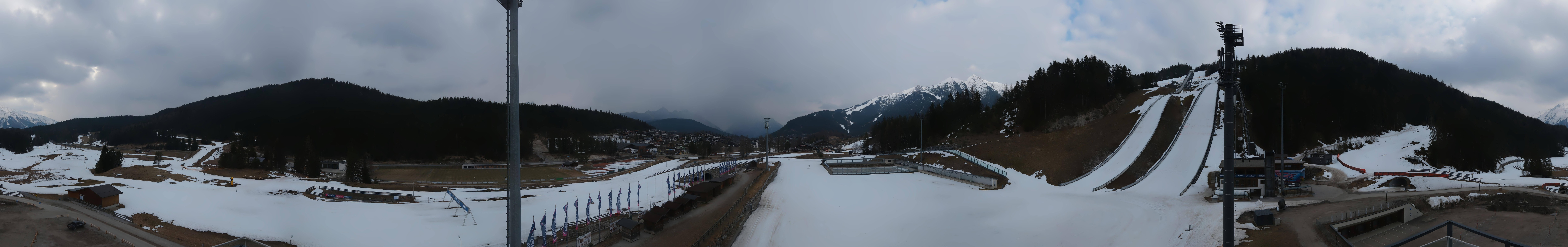 Archiv Foto Webcam Seefeld: Rundblick Casino Arena