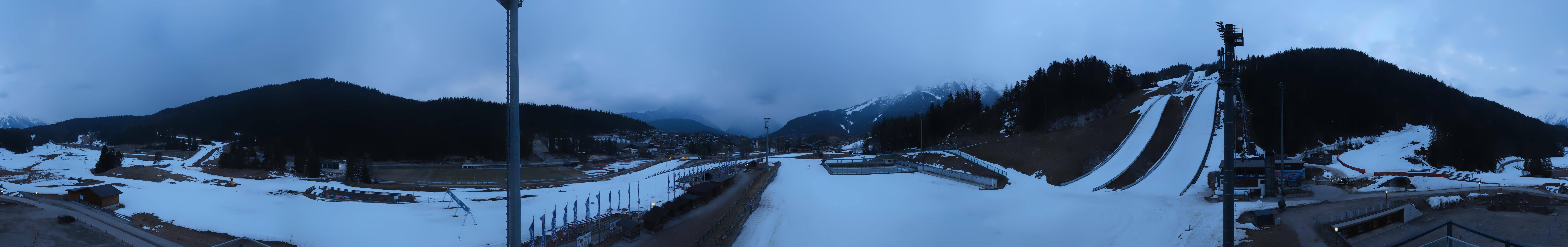 Archiv Foto Webcam Seefeld: Rundblick Casino Arena