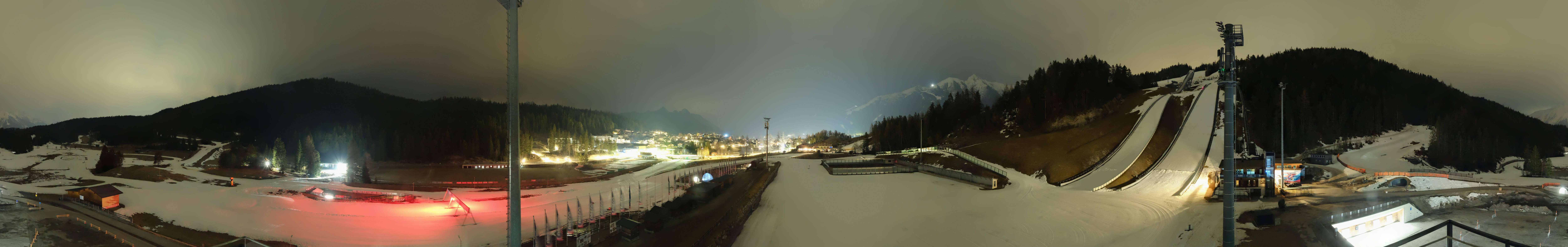 Archiv Foto Webcam Seefeld: Rundblick Casino Arena