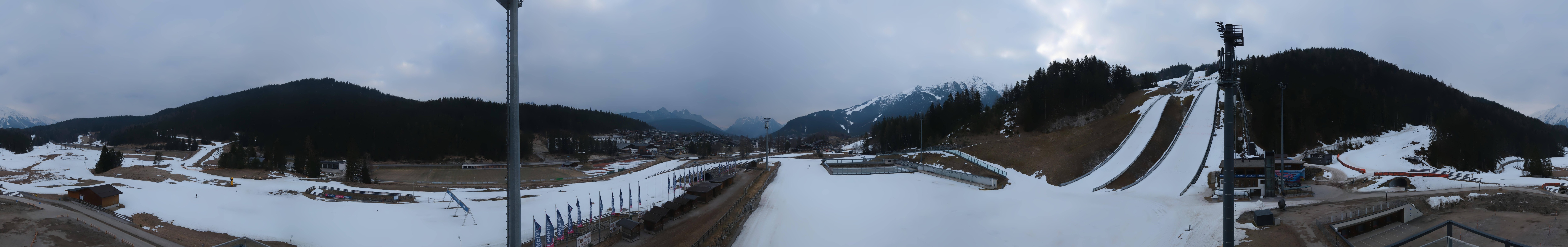 Archiv Foto Webcam Seefeld: Rundblick Casino Arena