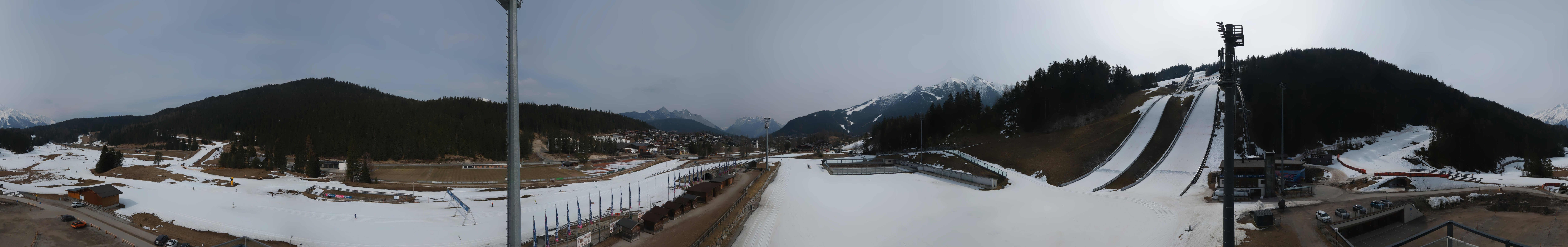 Archiv Foto Webcam Seefeld: Rundblick Casino Arena