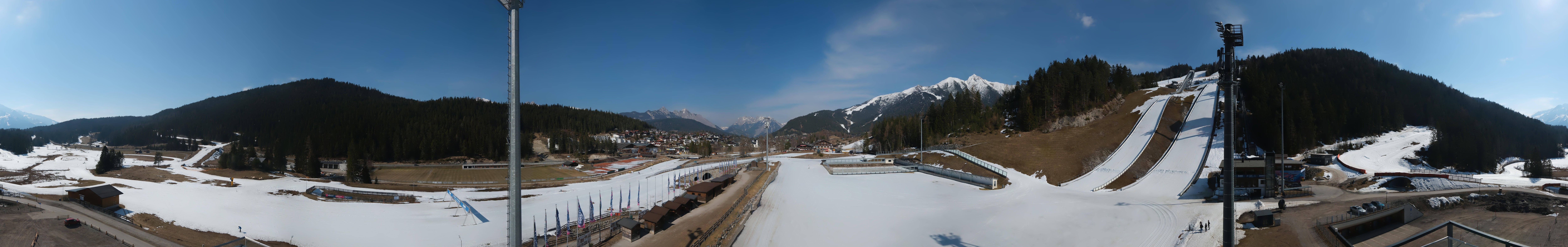 Archiv Foto Webcam Seefeld: Rundblick Casino Arena