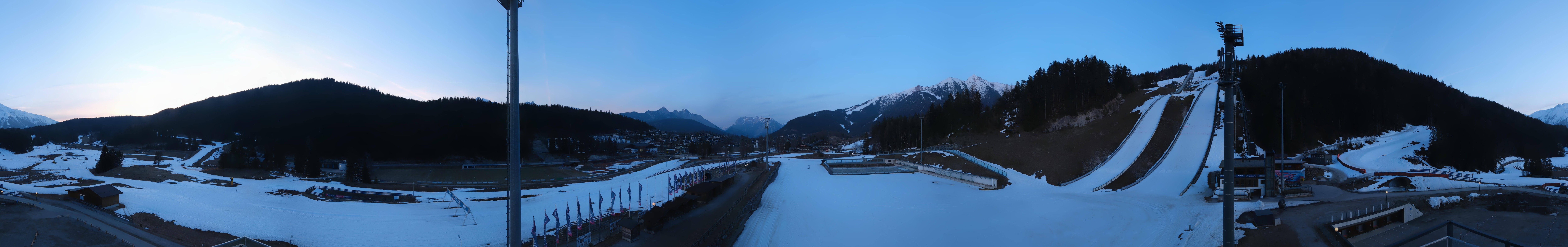 Archiv Foto Webcam Seefeld: Rundblick Casino Arena