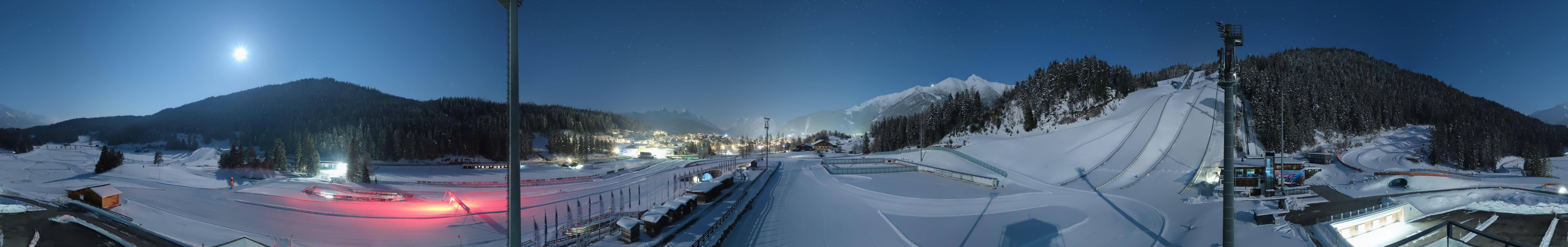 Archiv Foto Webcam Seefeld: Rundblick Casino Arena