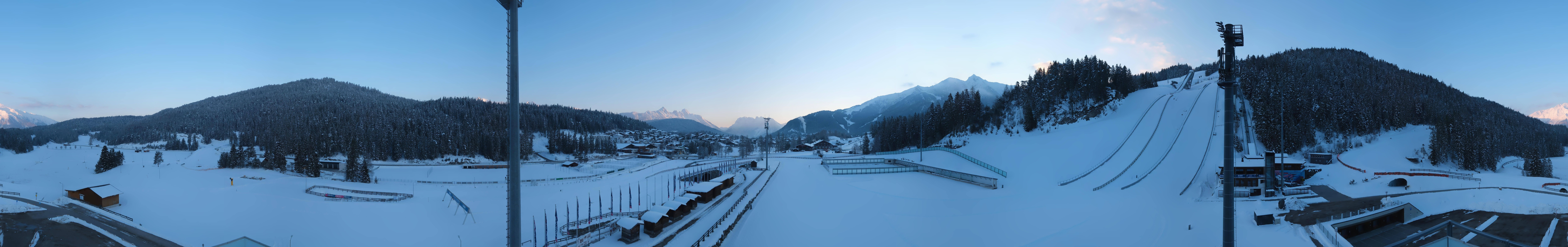 Archiv Foto Webcam Seefeld: Rundblick Casino Arena