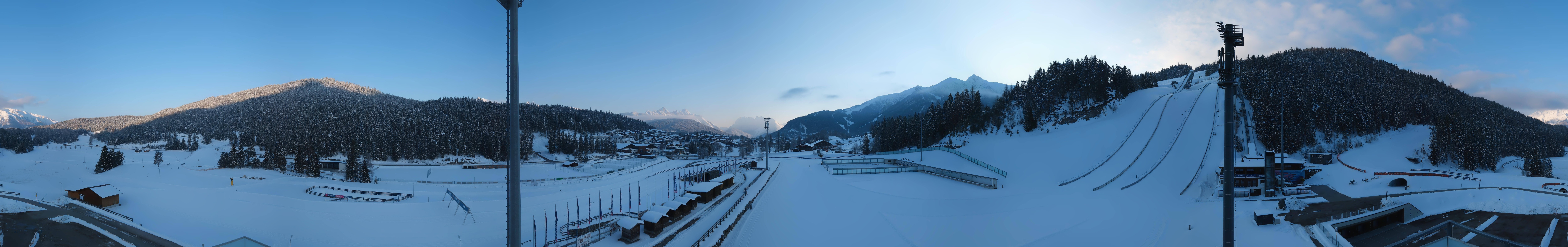 Archiv Foto Webcam Seefeld: Rundblick Casino Arena