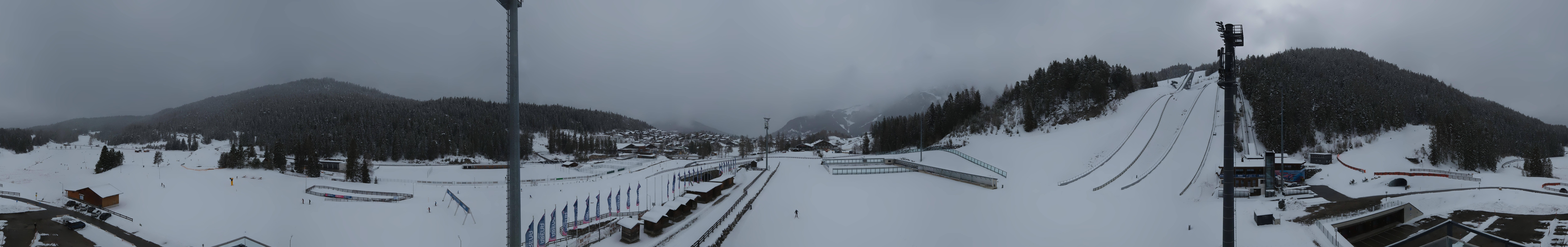 Archiv Foto Webcam Seefeld: Rundblick Casino Arena