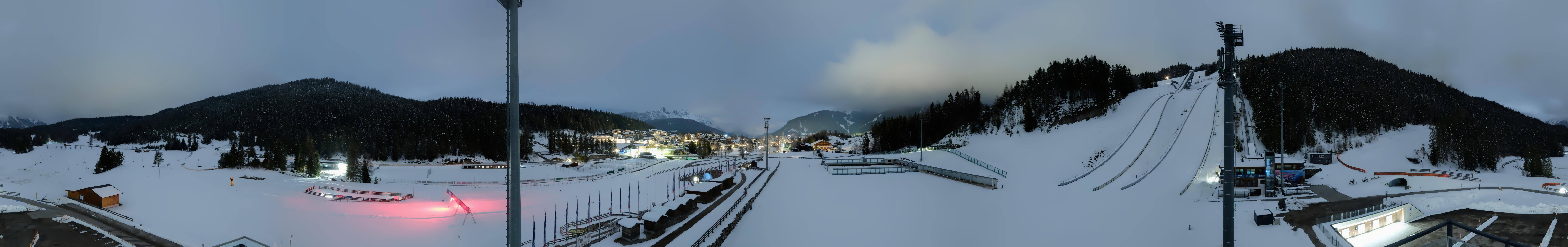 Archiv Foto Webcam Seefeld: Rundblick Casino Arena