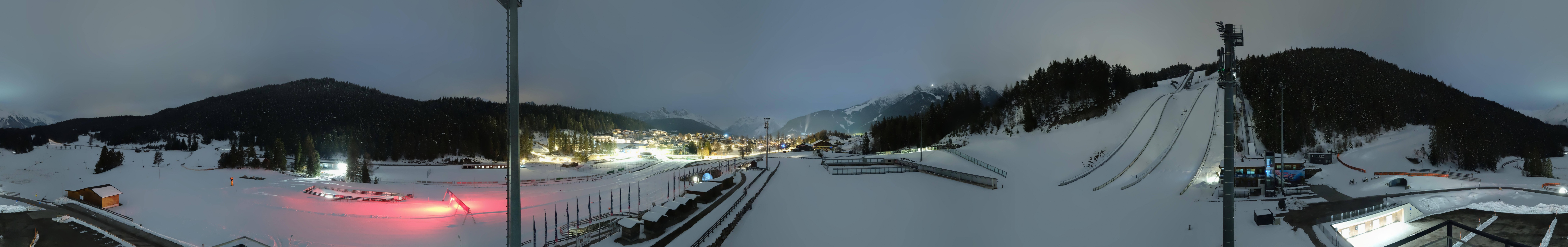 Archiv Foto Webcam Seefeld: Rundblick Casino Arena