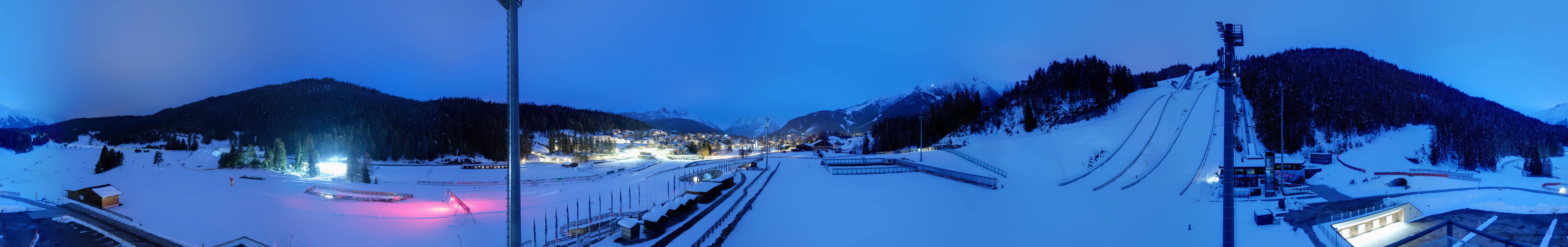 Archiv Foto Webcam Seefeld: Rundblick Casino Arena