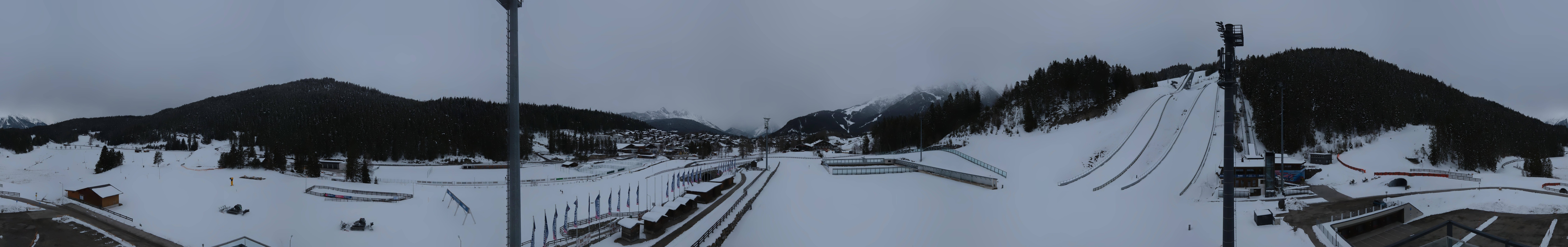 Archiv Foto Webcam Seefeld: Rundblick Casino Arena