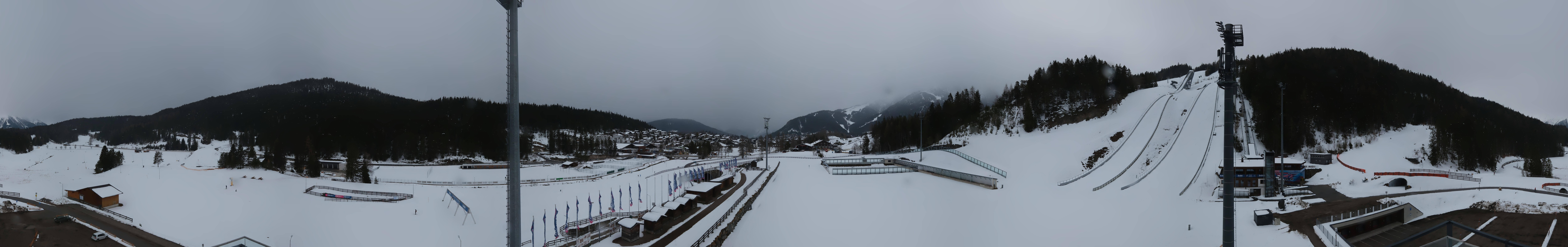Archiv Foto Webcam Seefeld: Rundblick Casino Arena