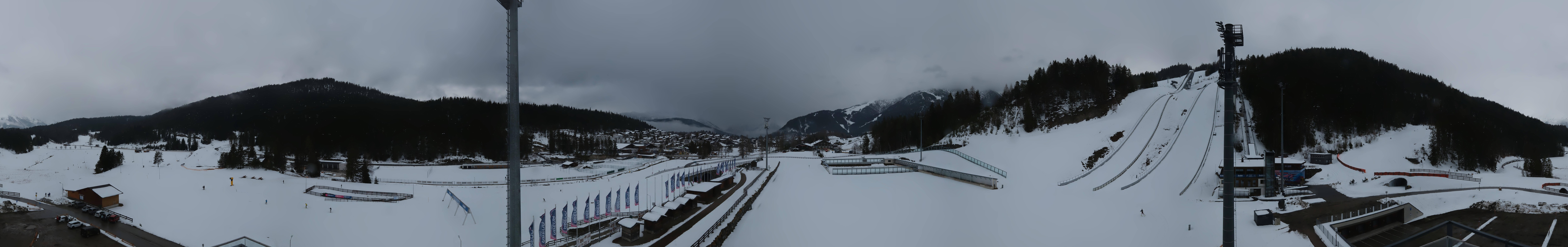 Archiv Foto Webcam Seefeld: Rundblick Casino Arena