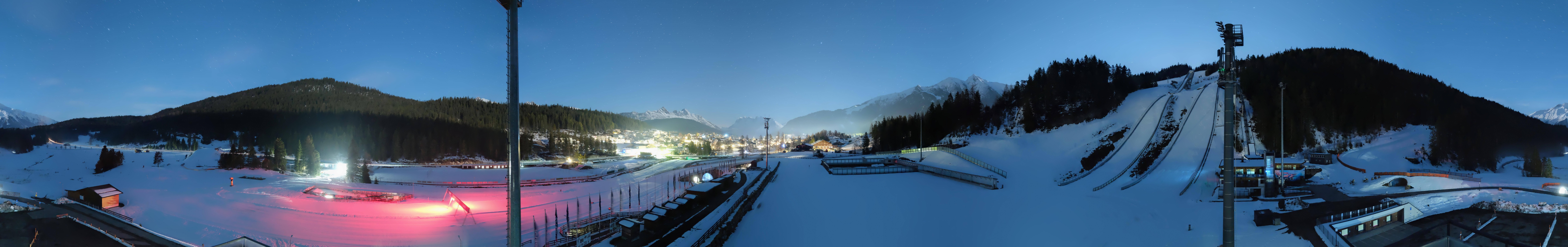 Archiv Foto Webcam Seefeld: Rundblick Casino Arena