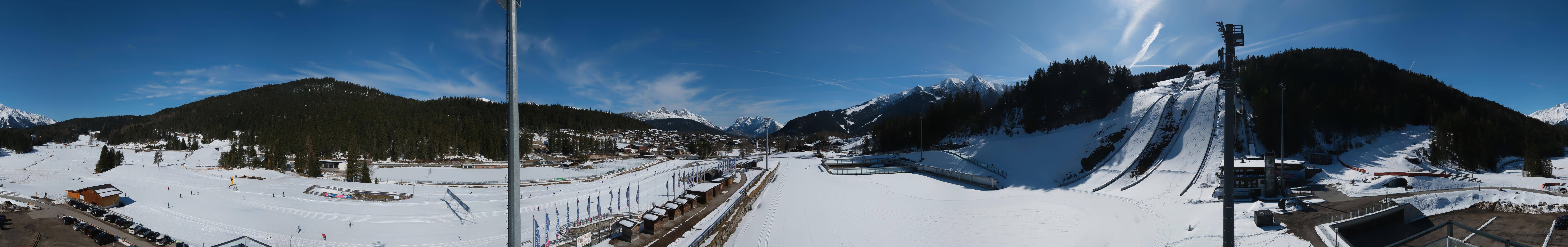 Archiv Foto Webcam Seefeld: Rundblick Casino Arena