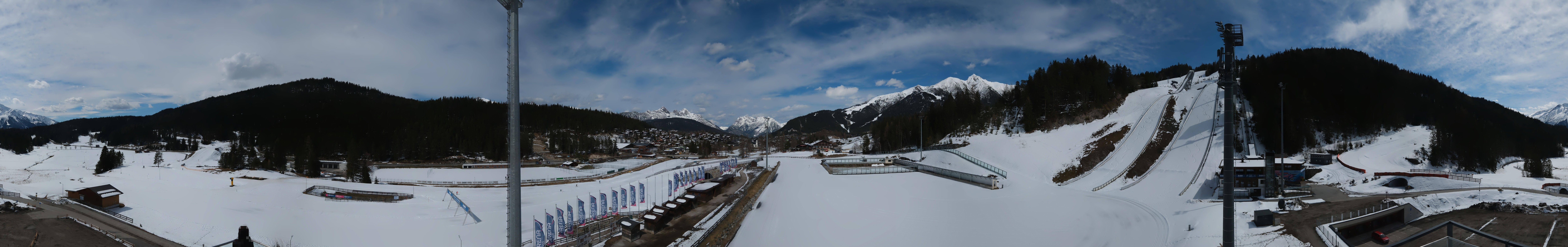 Archiv Foto Webcam Seefeld: Rundblick Casino Arena
