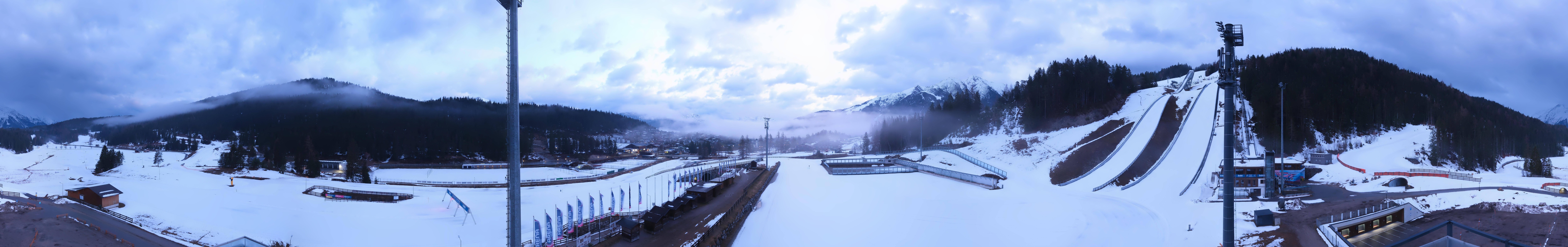 Archiv Foto Webcam Seefeld: Rundblick Casino Arena