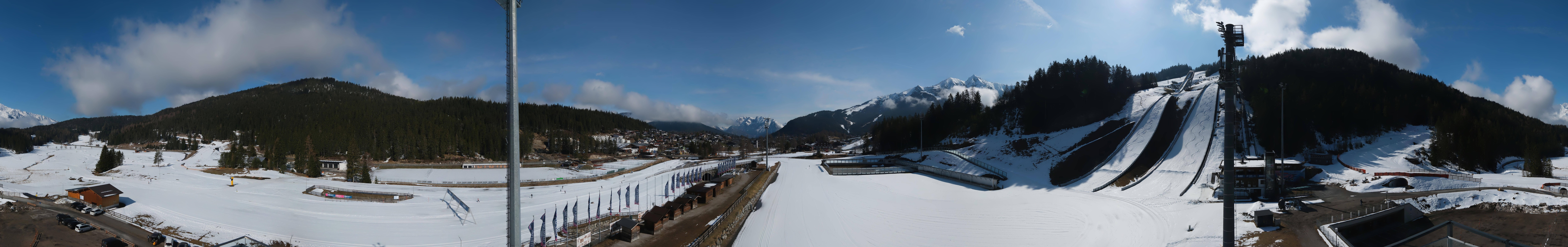 Archiv Foto Webcam Seefeld: Rundblick Casino Arena