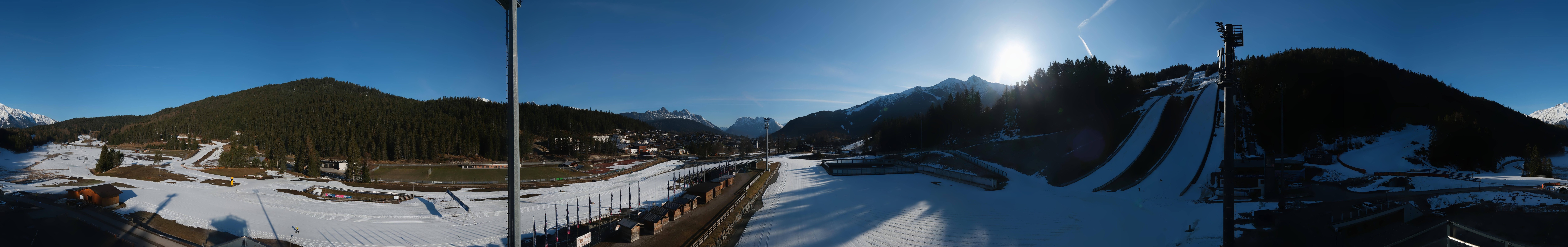 Archiv Foto Webcam Seefeld: Rundblick Casino Arena