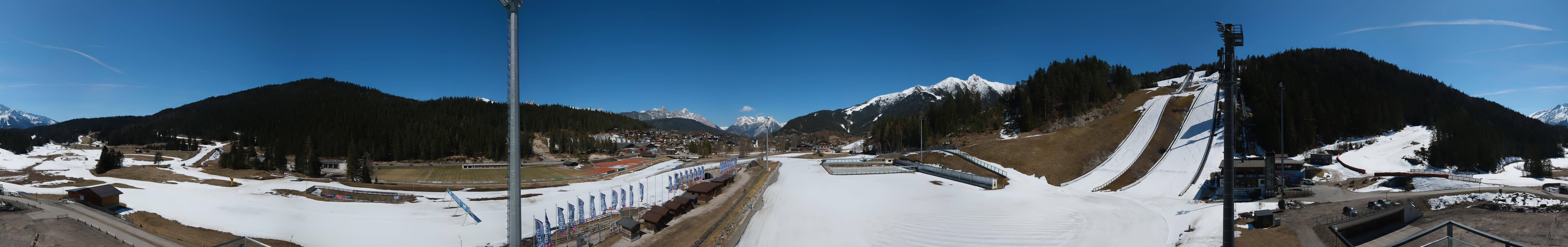 Archiv Foto Webcam Seefeld: Rundblick Casino Arena