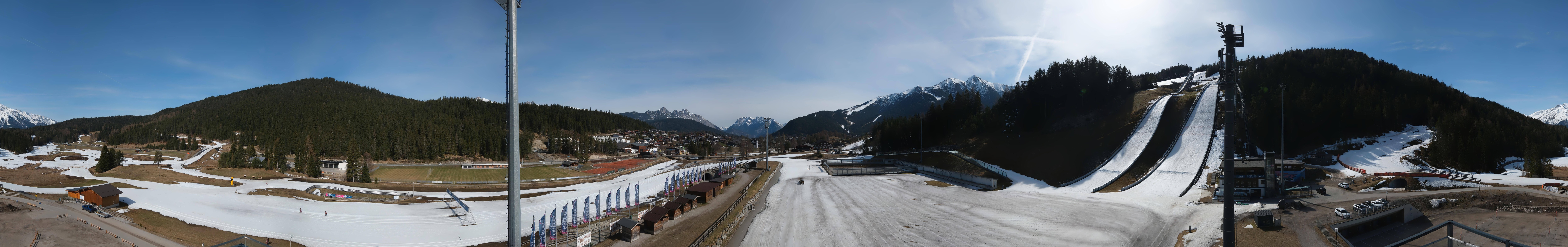 Archiv Foto Webcam Seefeld: Rundblick Casino Arena