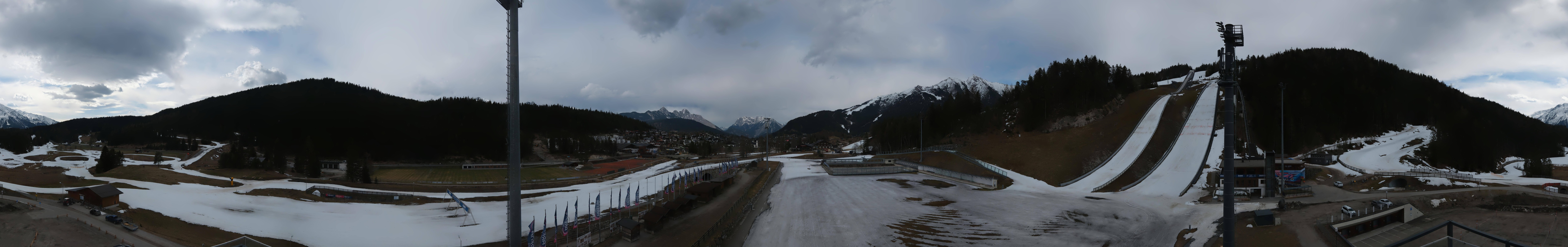 Archiv Foto Webcam Seefeld: Rundblick Casino Arena