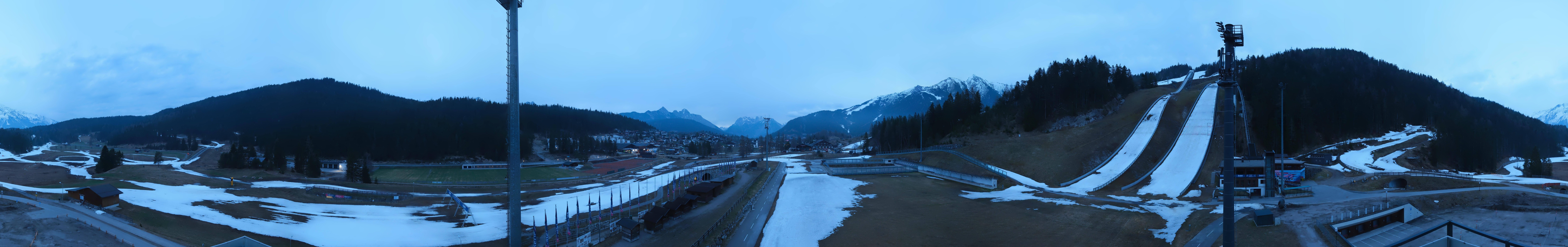 Archiv Foto Webcam Seefeld: Rundblick Casino Arena