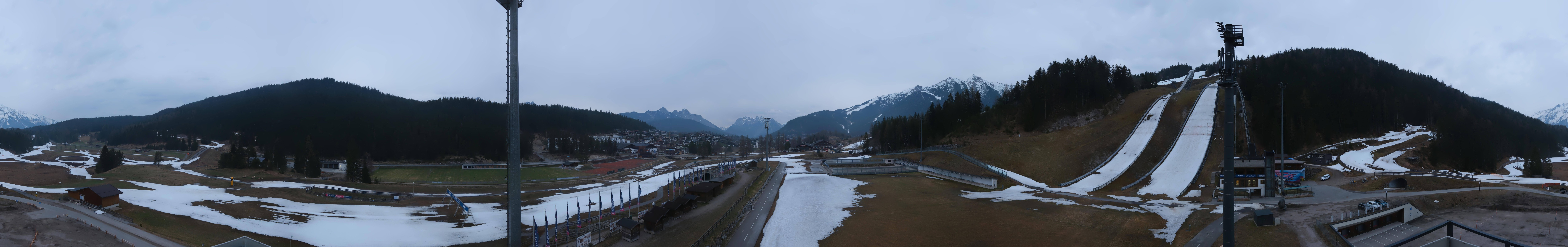 Archiv Foto Webcam Seefeld: Rundblick Casino Arena