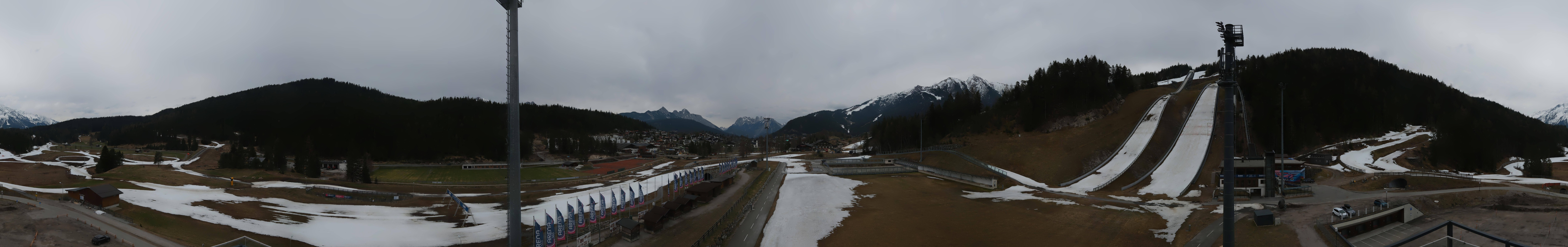 Archiv Foto Webcam Seefeld: Rundblick Casino Arena