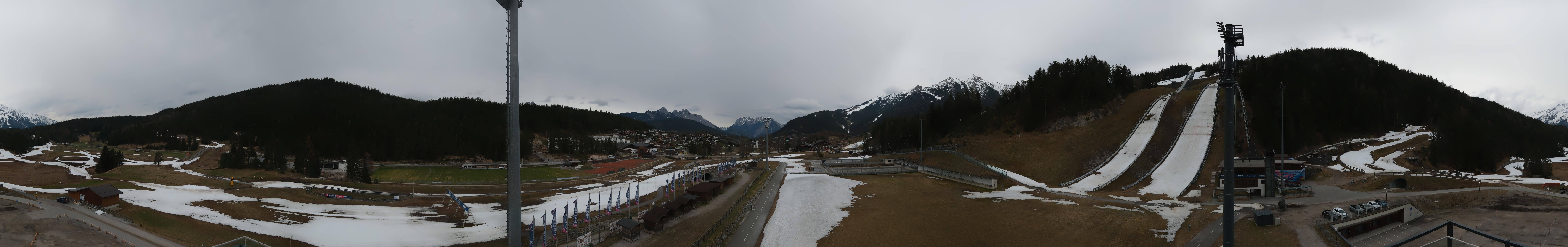 Archiv Foto Webcam Seefeld: Rundblick Casino Arena