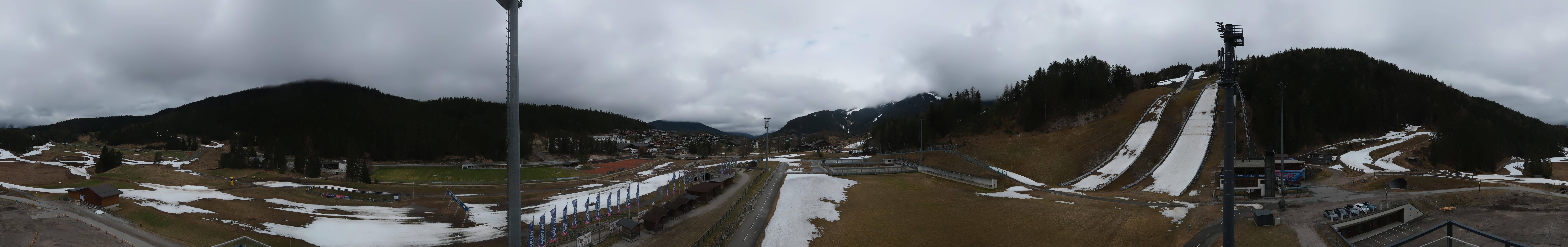 Archiv Foto Webcam Seefeld: Rundblick Casino Arena