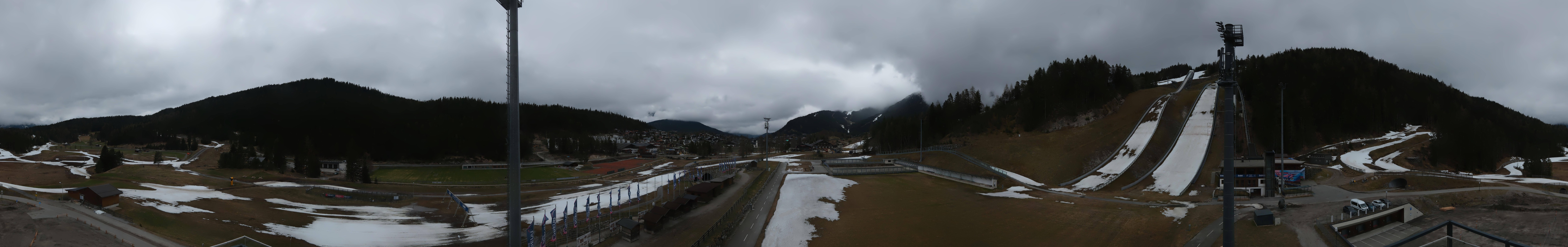 Archiv Foto Webcam Seefeld: Rundblick Casino Arena