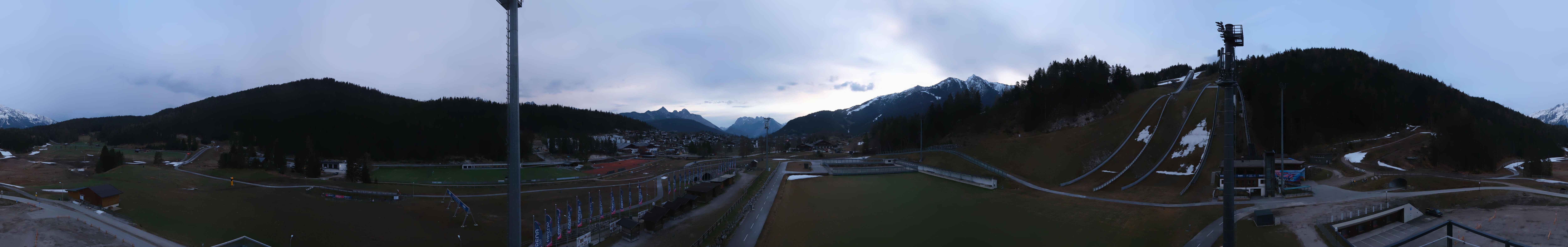 Archiv Foto Webcam Seefeld: Rundblick Casino Arena