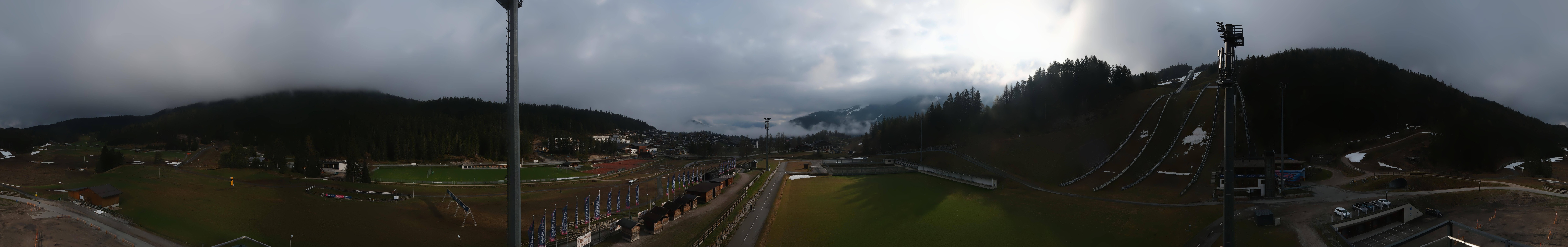 Archiv Foto Webcam Seefeld: Rundblick Casino Arena