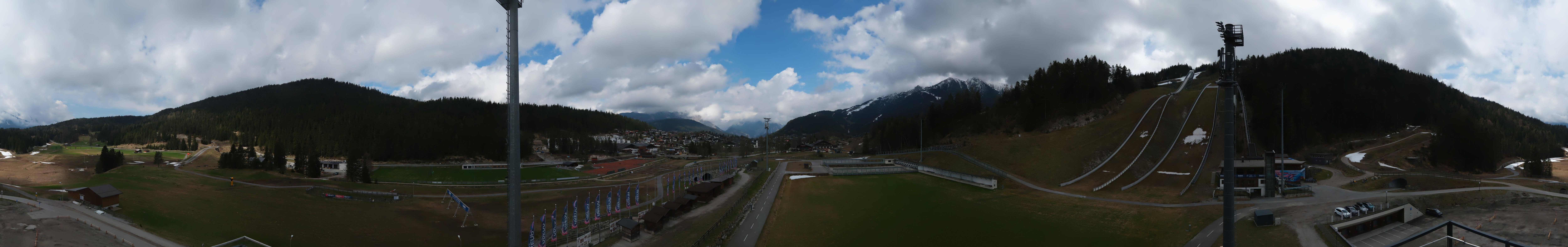 Archiv Foto Webcam Seefeld: Rundblick Casino Arena
