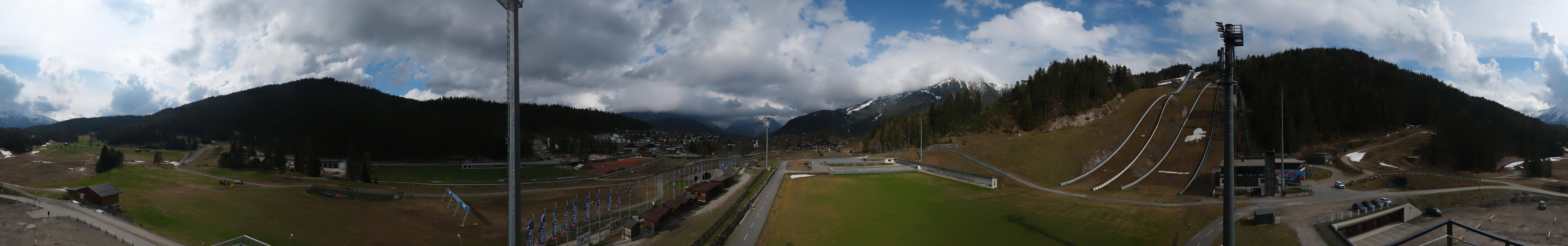 Archiv Foto Webcam Seefeld: Rundblick Casino Arena