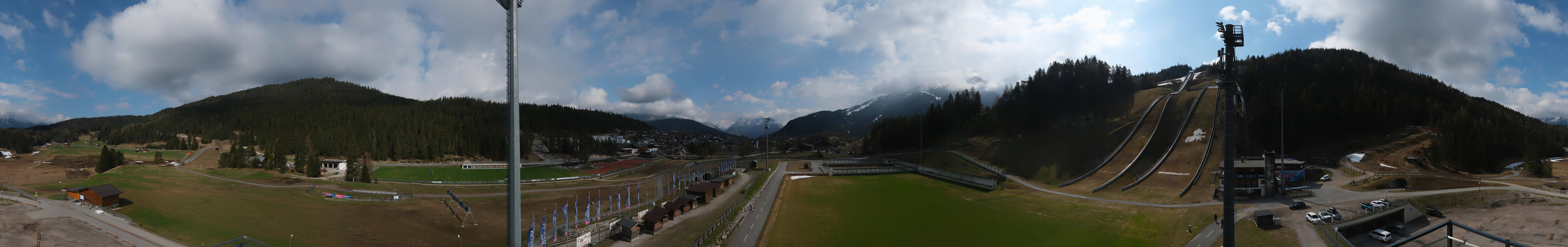 Archiv Foto Webcam Seefeld: Rundblick Casino Arena