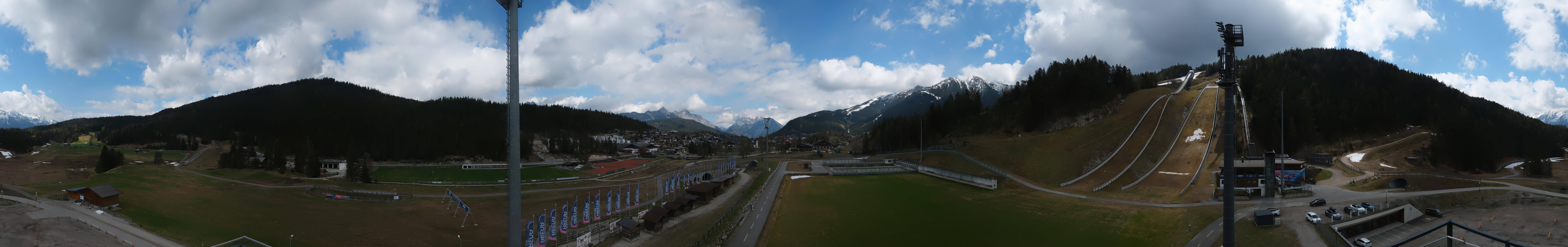 Archiv Foto Webcam Seefeld: Rundblick Casino Arena