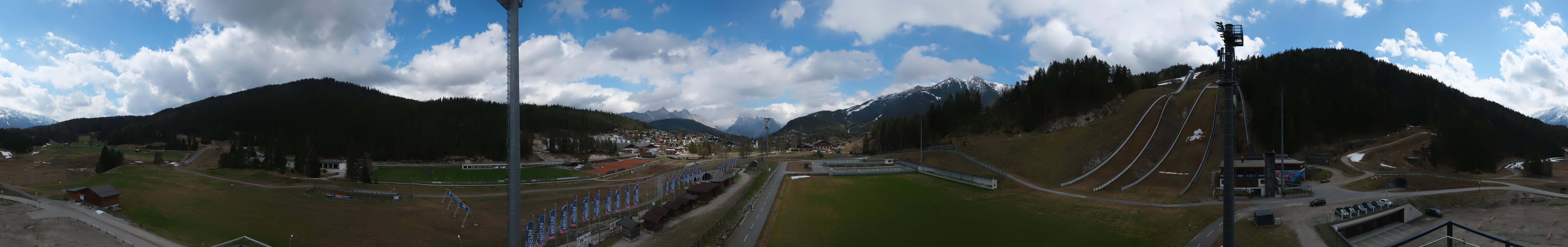 Archiv Foto Webcam Seefeld: Rundblick Casino Arena