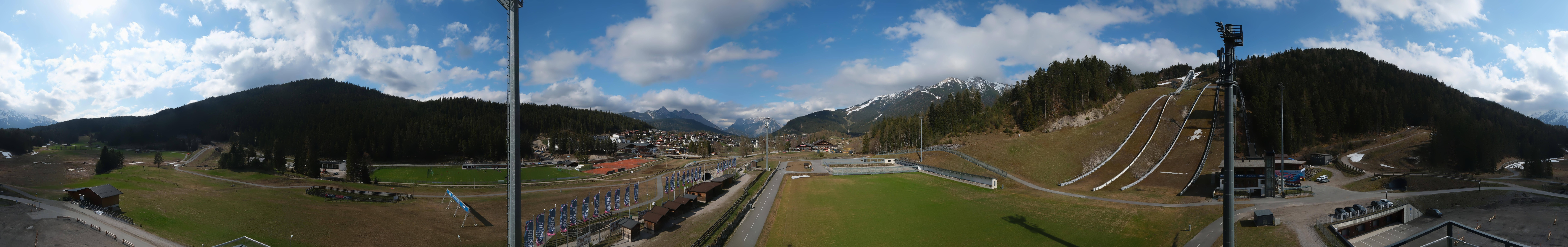 Archiv Foto Webcam Seefeld: Rundblick Casino Arena