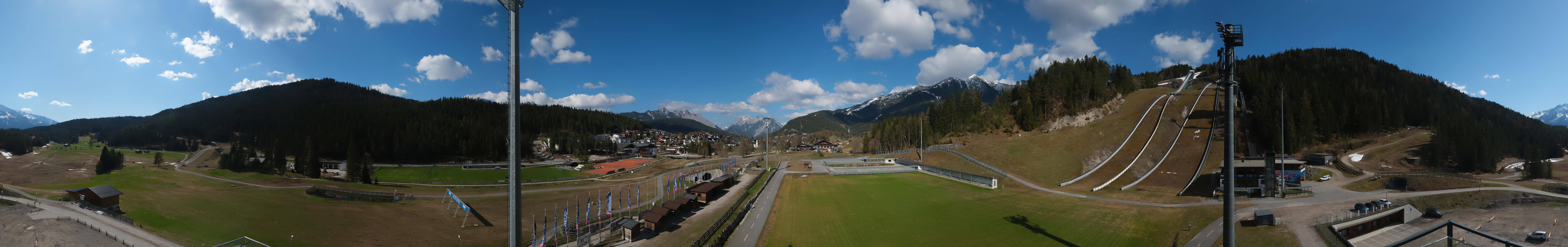 Archiv Foto Webcam Seefeld: Rundblick Casino Arena