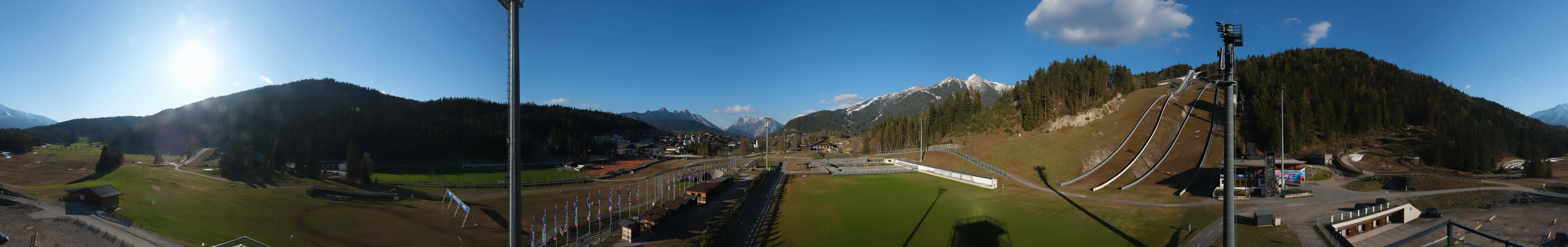 Archiv Foto Webcam Seefeld: Rundblick Casino Arena