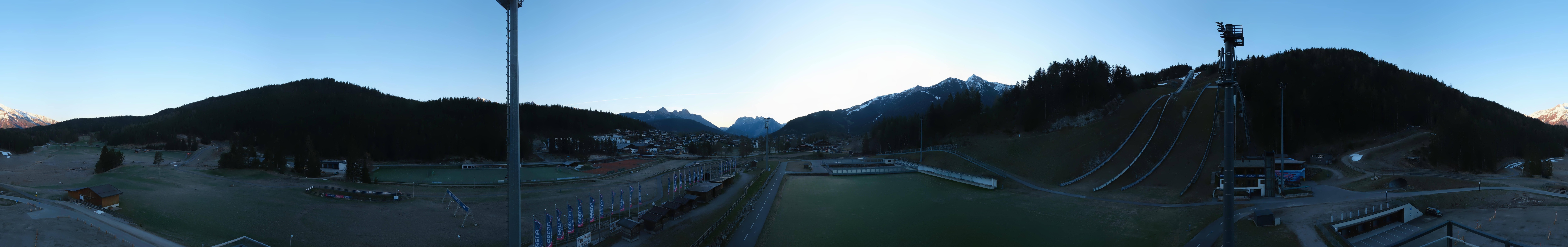 Archiv Foto Webcam Seefeld: Rundblick Casino Arena