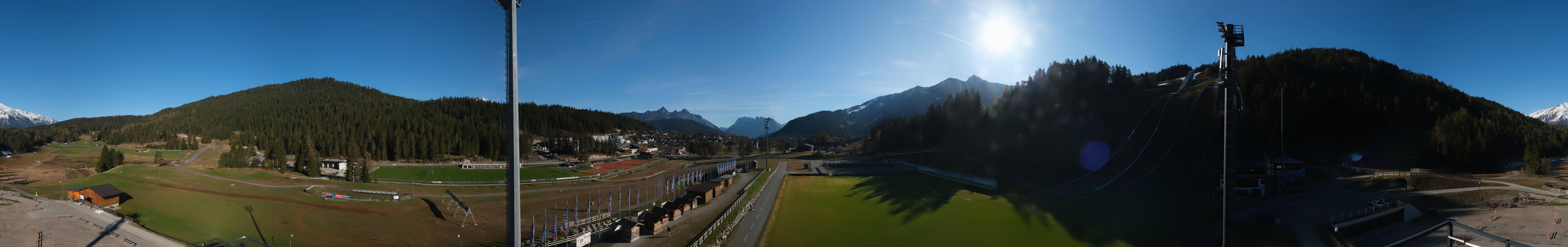 Archiv Foto Webcam Seefeld: Rundblick Casino Arena
