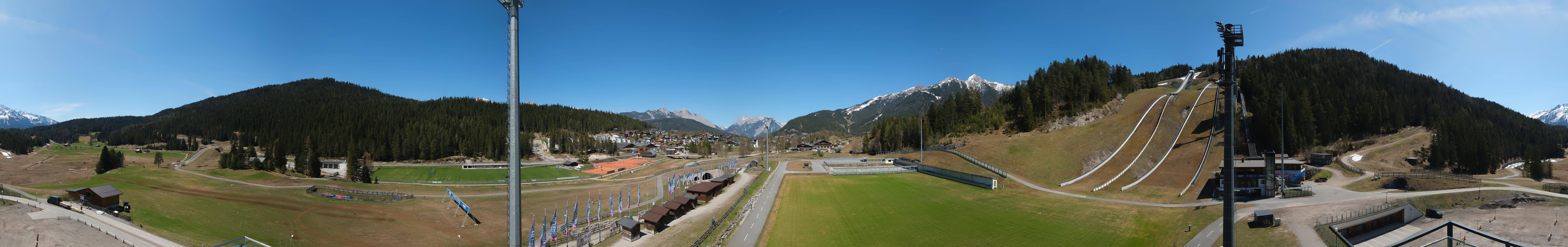 Archiv Foto Webcam Seefeld: Rundblick Casino Arena
