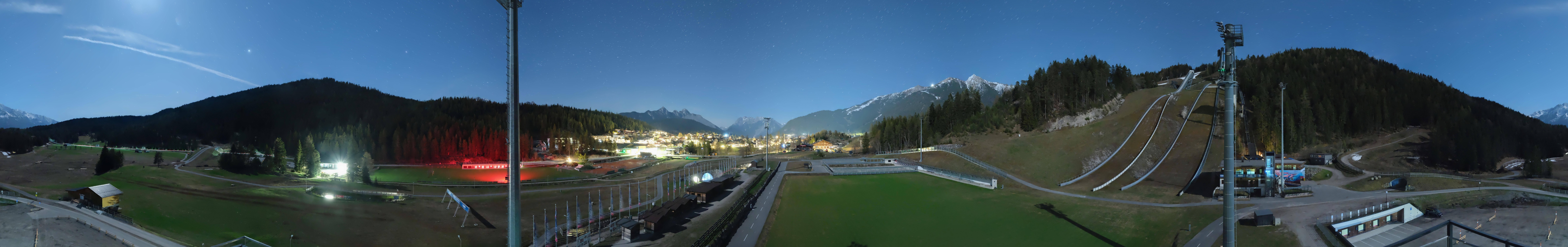 Archiv Foto Webcam Seefeld: Rundblick Casino Arena