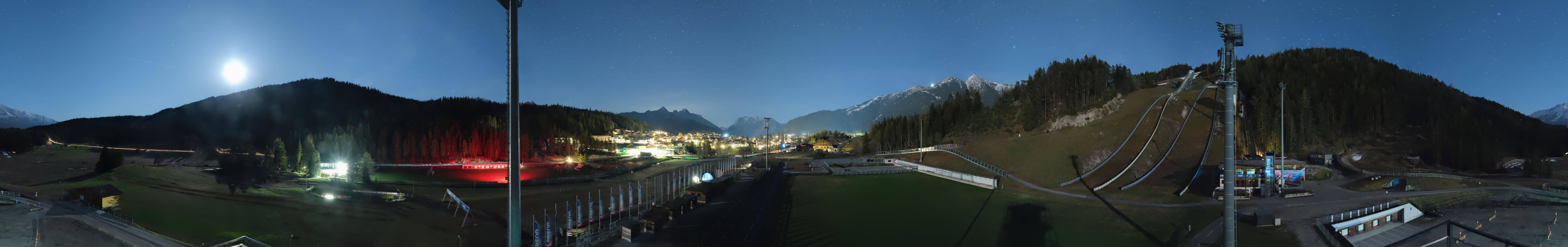 Archiv Foto Webcam Seefeld: Rundblick Casino Arena