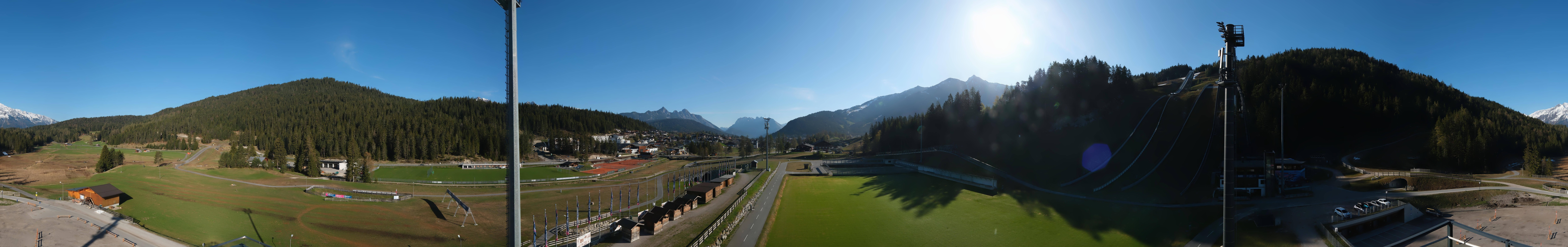 Archiv Foto Webcam Seefeld: Rundblick Casino Arena