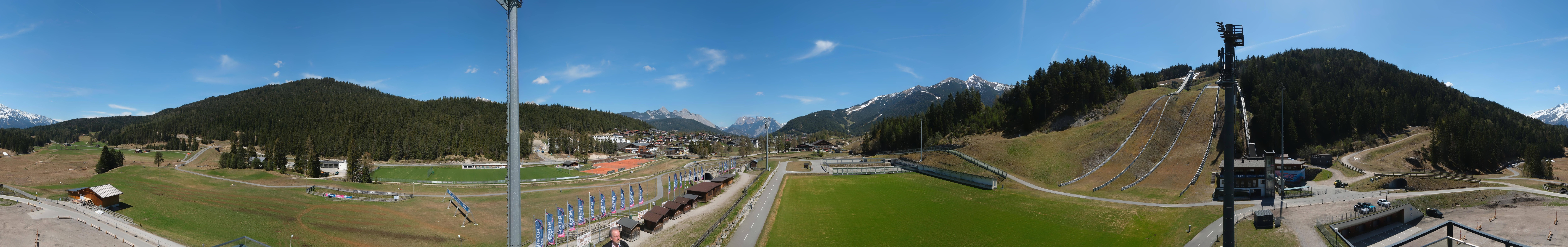 Archiv Foto Webcam Seefeld: Rundblick Casino Arena